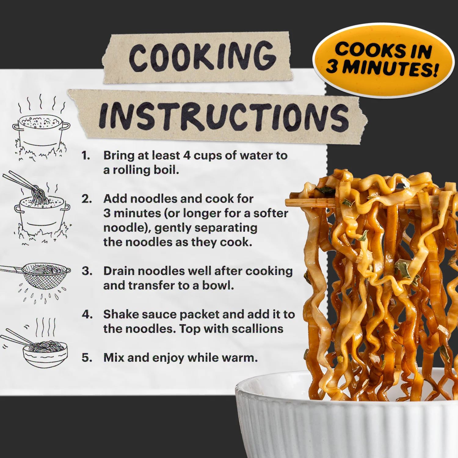 Soy & Scallion Noodles | 12 Packs - Image 9