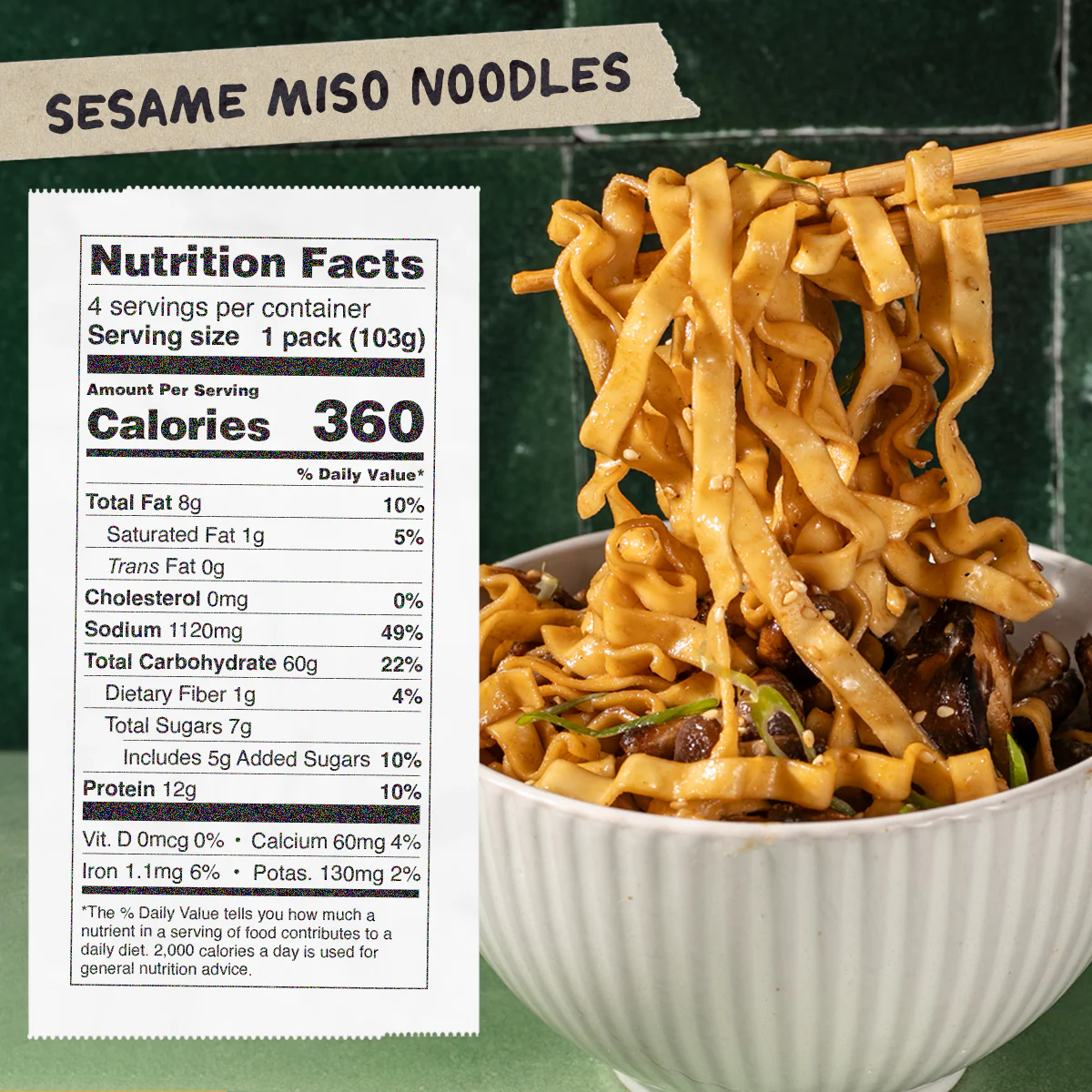 Sesame Miso Noodles | 4 Packs - Image 11