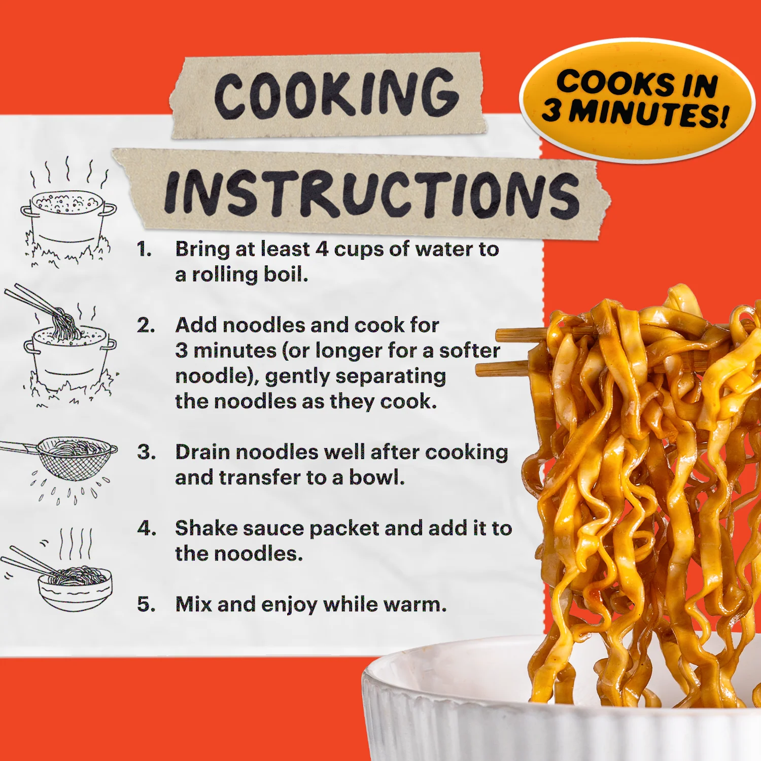 Spicy Soy Noodles | 12 Packs - Image 9