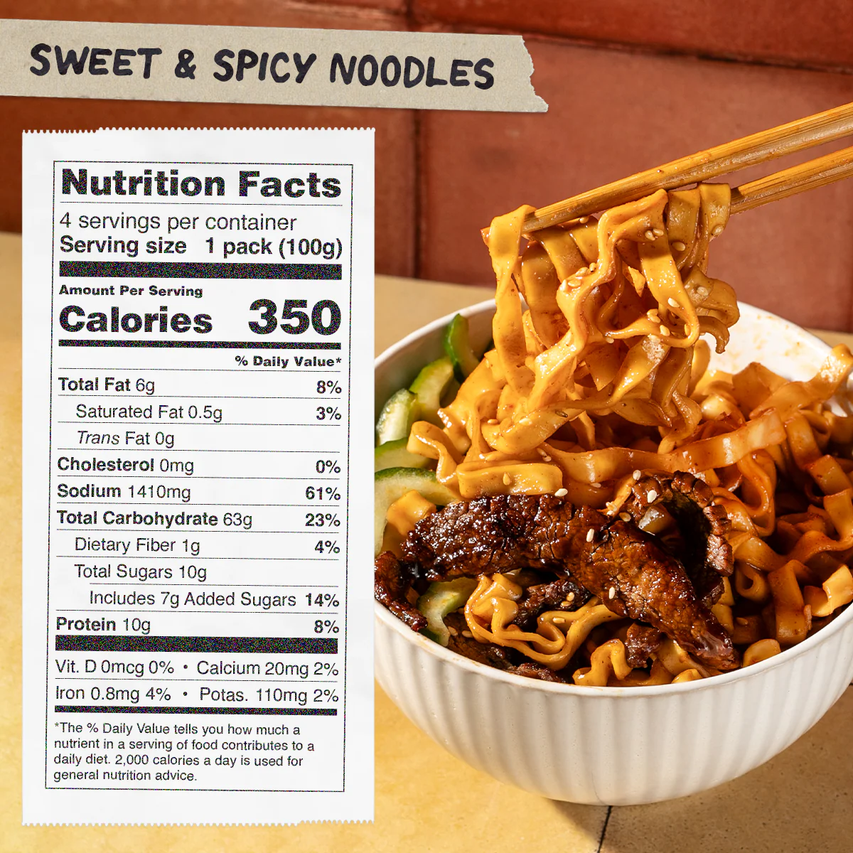 Sweet & Spicy Noodles | 4 Packs - Image 11